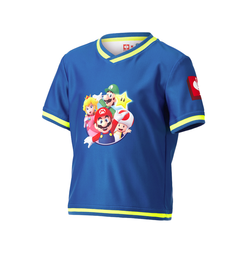 Samenwerkingen: Super Mario Functionele-T-shirt, kinderen + gentiaanblauw 3