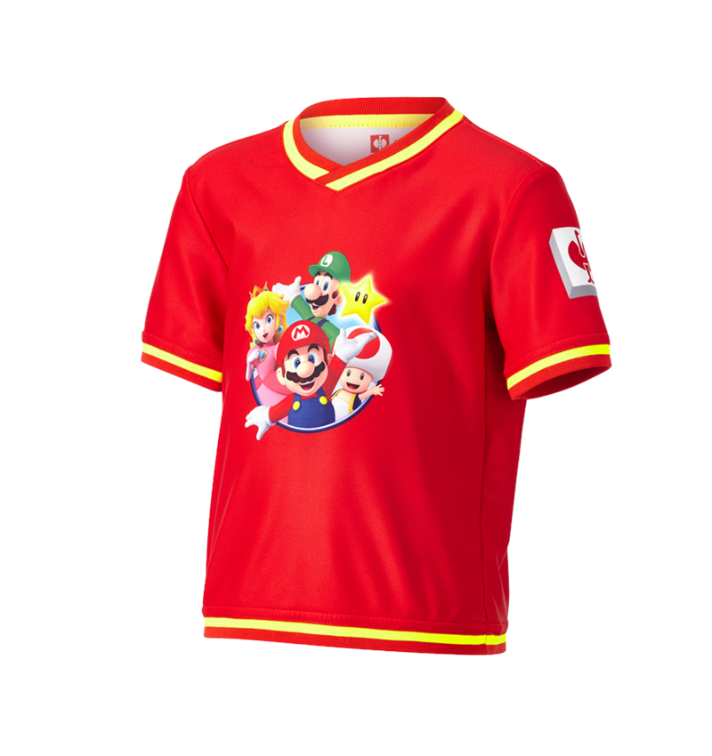 Samenwerkingen: Super Mario Functionele-T-shirt, kinderen + strauss rood 4