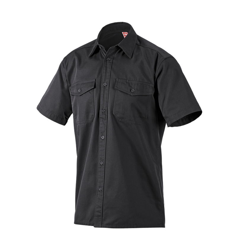 Bovenkleding: Werkhemden e.s.classic, korte mouw + zwart 2