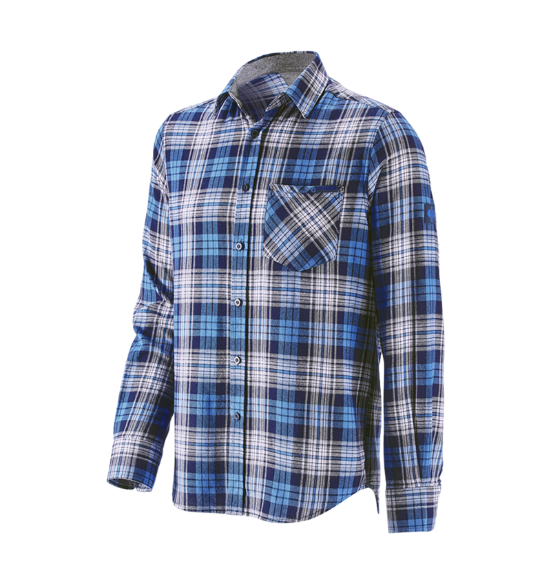 Bovenkleding: Ruitjeshemd e.s.vintage + arcticblauw geruit 2