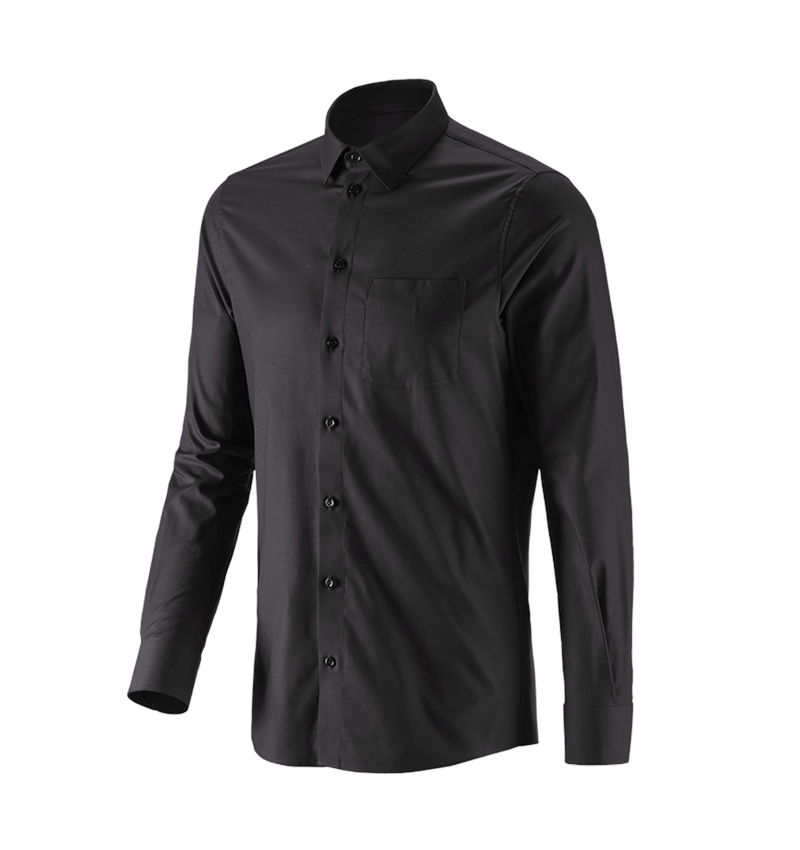 Onderwerpen: e.s. Business overhemd cotton stretch, slim fit + zwart 4