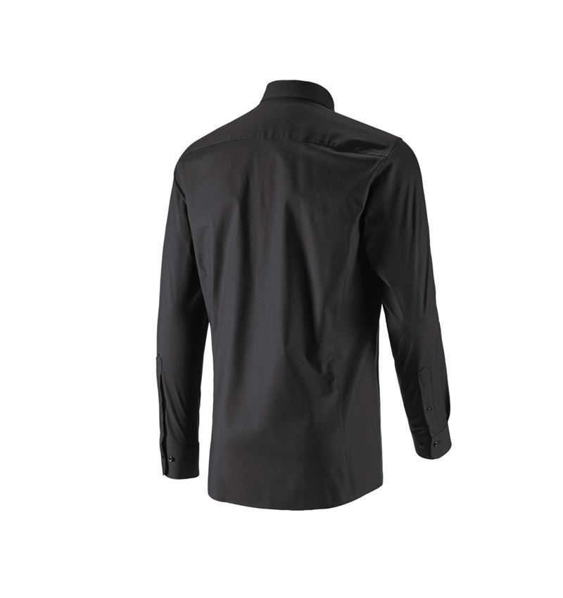 Onderwerpen: e.s. Business overhemd cotton stretch, slim fit + zwart 5