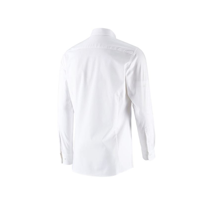Onderwerpen: e.s. Business overhemd cotton stretch, slim fit + wit 5