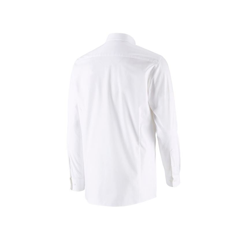 Onderwerpen: e.s. Business overhemd cotton stretch, regular fit + wit 5