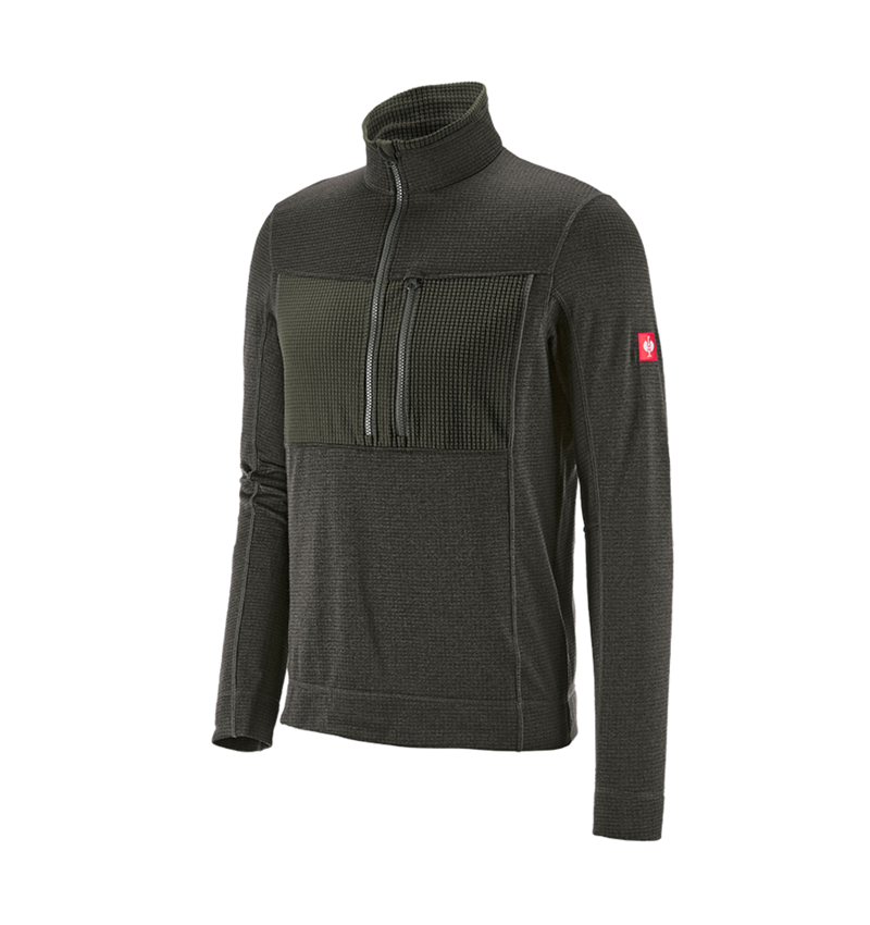 Froid: Pull camionneur climacell e.s.dynashield + thym mélange 2