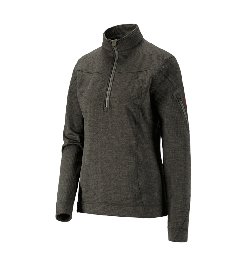 Froid: Pull camionneur climacell e.s.dynashield,femmes + thym mélange 2