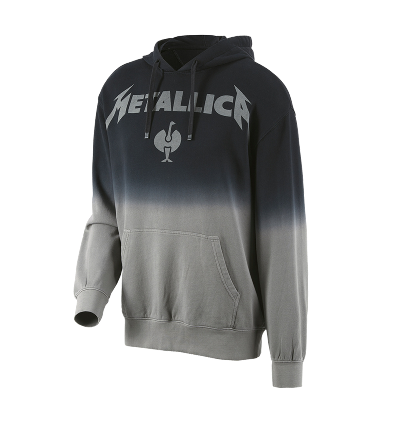 Bovenkleding: Metallica cotton hoodie, men + zwart/graniet 3