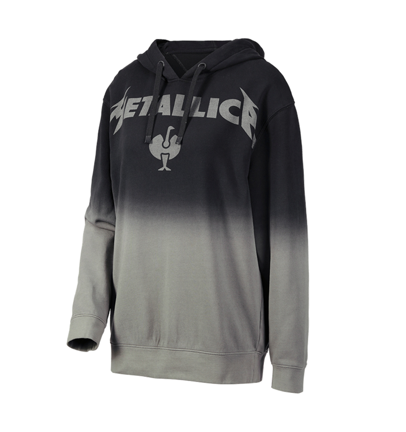 Bovenkleding: Metallica cotton hoodie, ladies + zwart/graniet 3