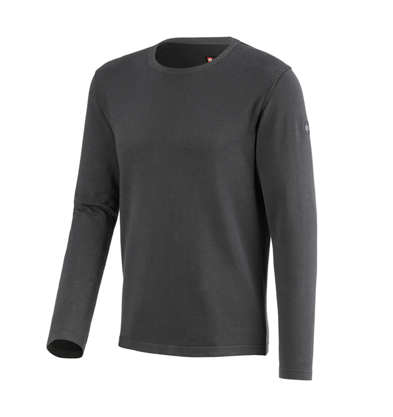 Shirts & Co.: Strickpullover e.s.iconic + carbongrau 8