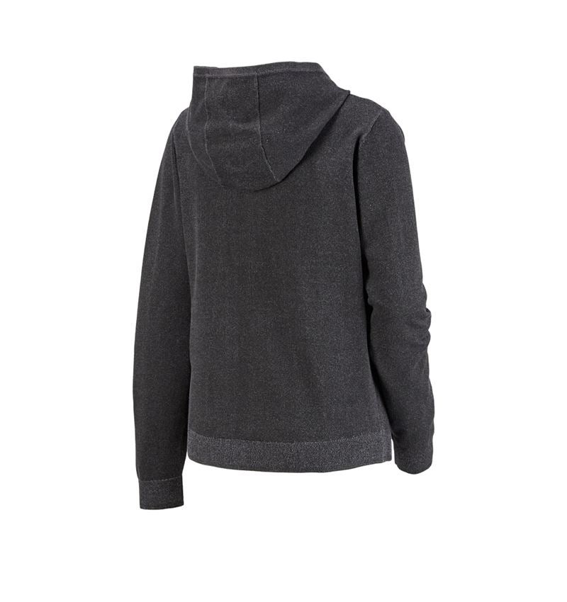 Shirts & Co.: e.s. Homewear Hoody, Damen + schwarz 4