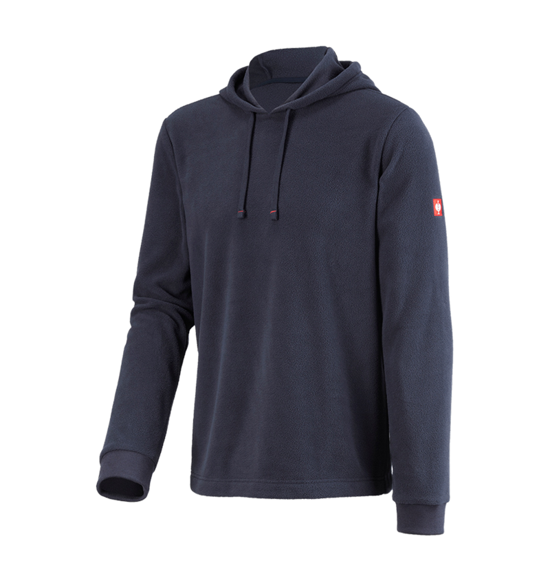 Accessoires: e.s. Laine polaire Hoody + bleu foncé 3