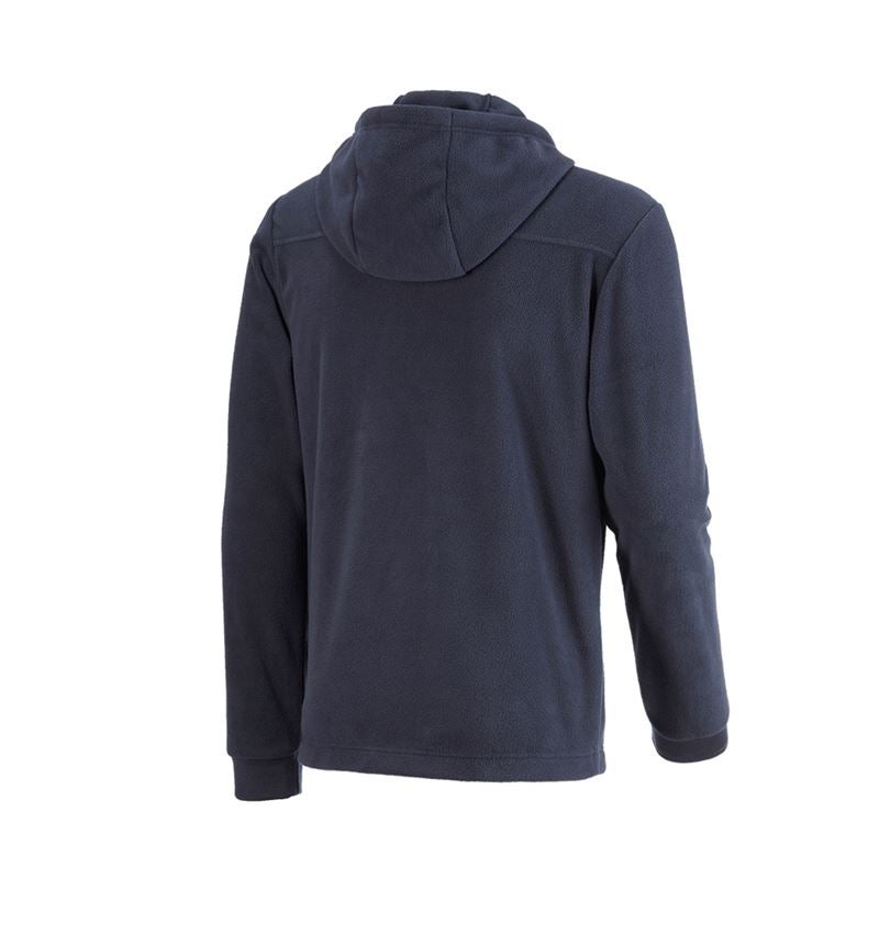 Accessoires: e.s. Fleece hoody + donkerblauw 4