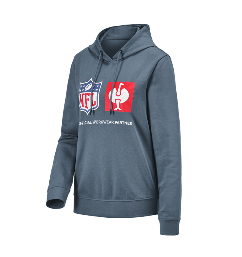 Samenwerkingen: NFL Hoodie cotton, ladies + oxideblauw 2