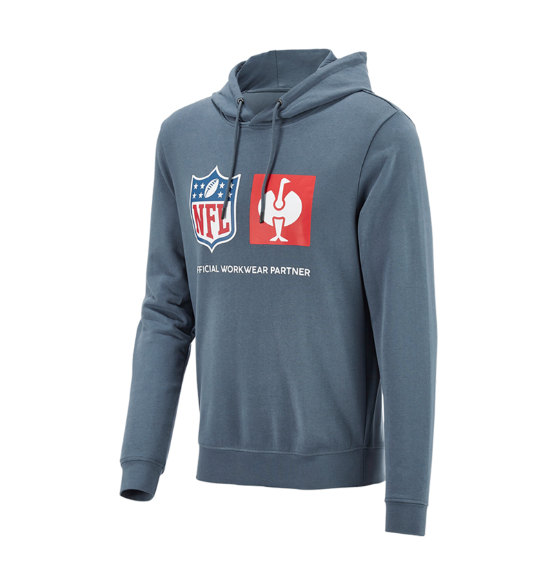 Kollaborationen: NFL Hoodie cotton + oxidblau 5