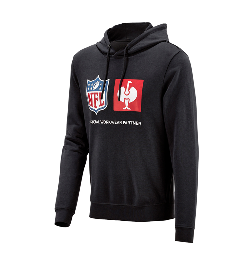 Collaborations: NFL Hoodie cotton + noir 3