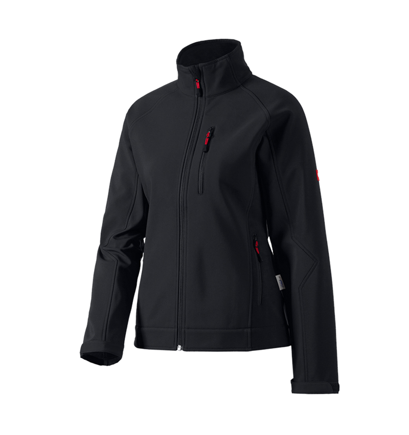 Installateurs / Plombier: Veste Softshell dryplexx® softlight, femmes + noir 2