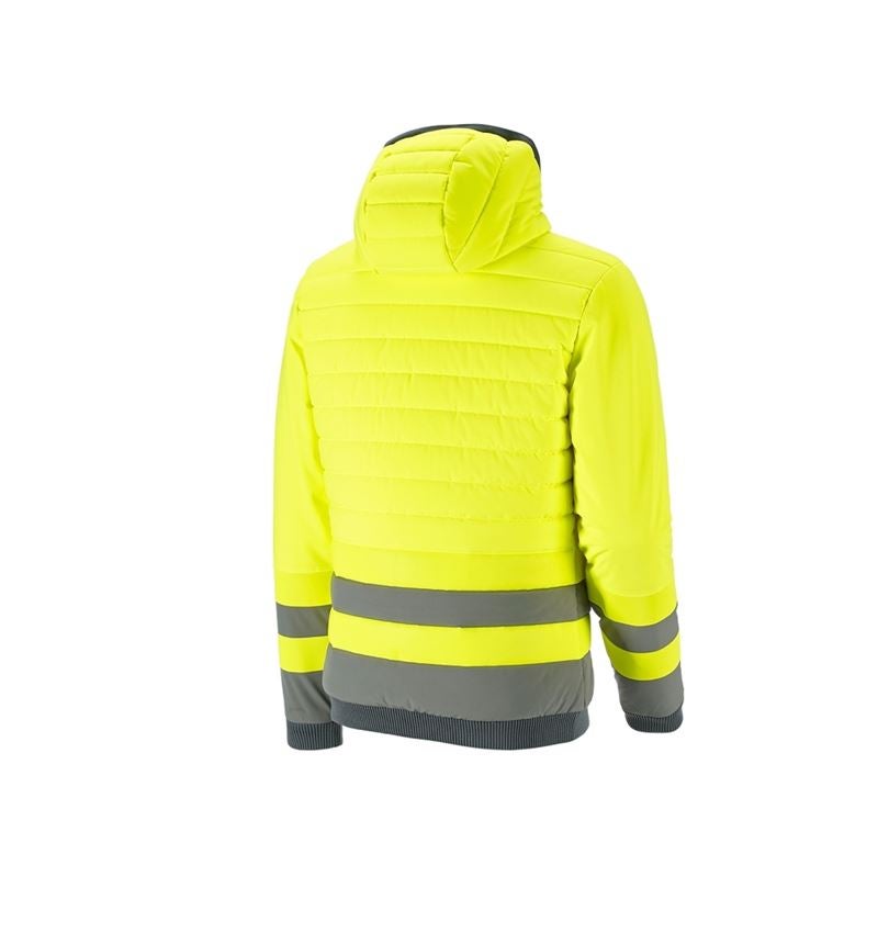 Vestes de travail: Veste réversible haute visibilité e.s.motion ten + jaune fluo/granit 3