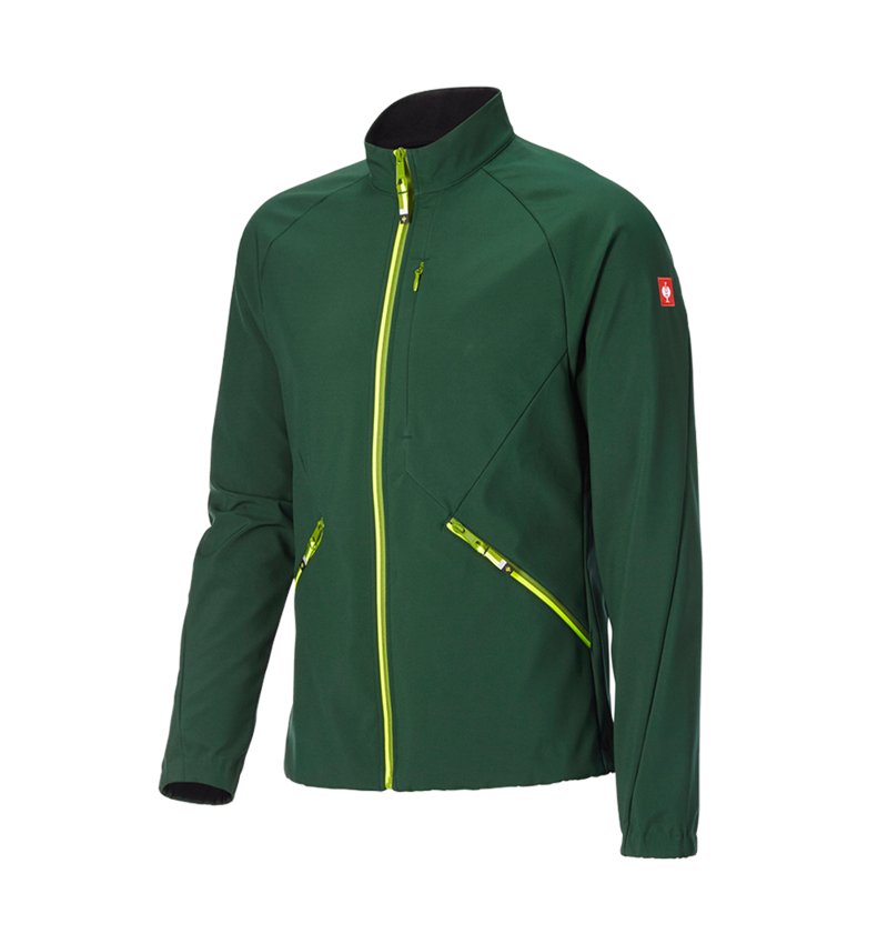 Vestes de travail: Veste Softshell e.s.ambition + vert/jaune fluo 7