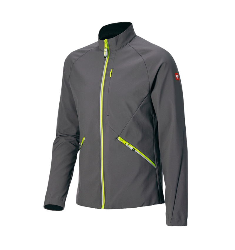 Vêtements: Veste Softshell e.s.ambition + anthracite/jaune fluo 7