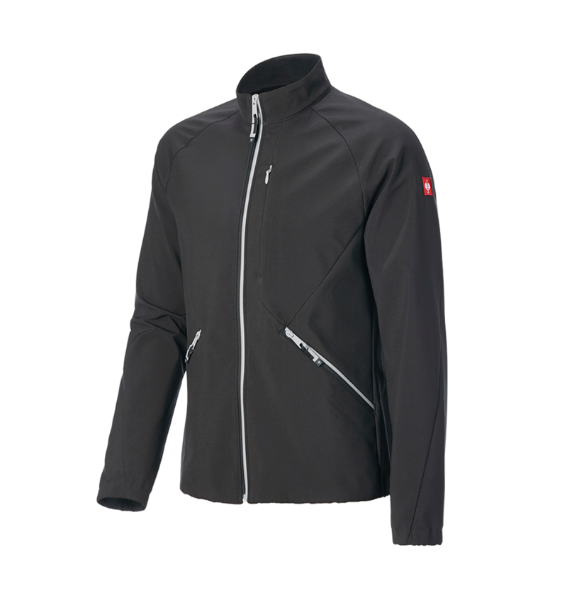 Vestes de travail: Veste Softshell e.s.ambition + noir/platine 7