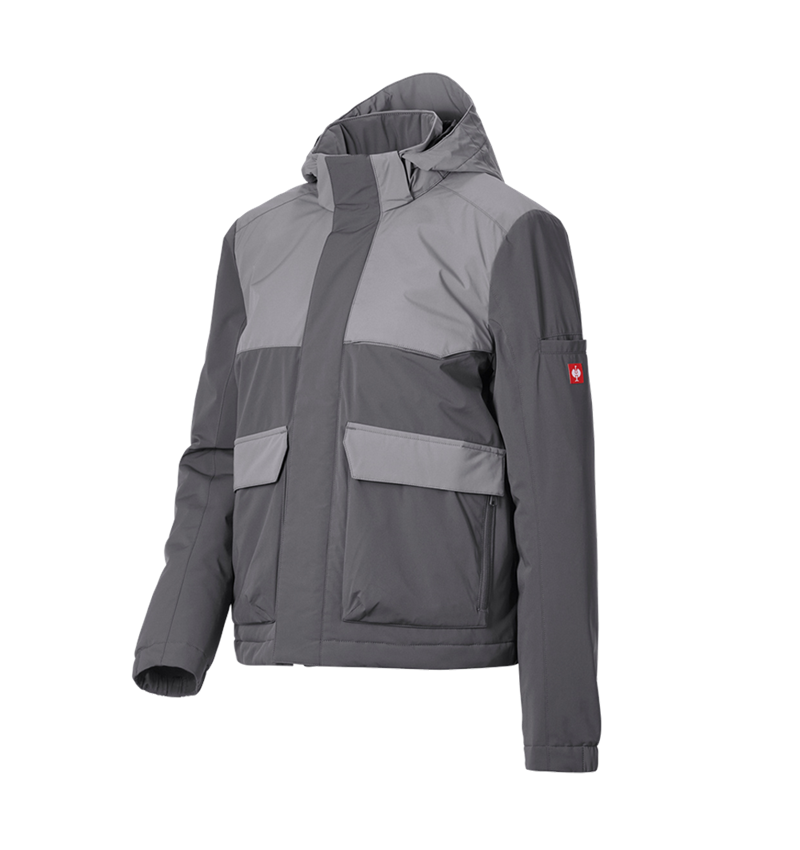 Vestes de travail: Veste d'hiver e.s.trail pure, femmes + gris carbone/gris basalte 4