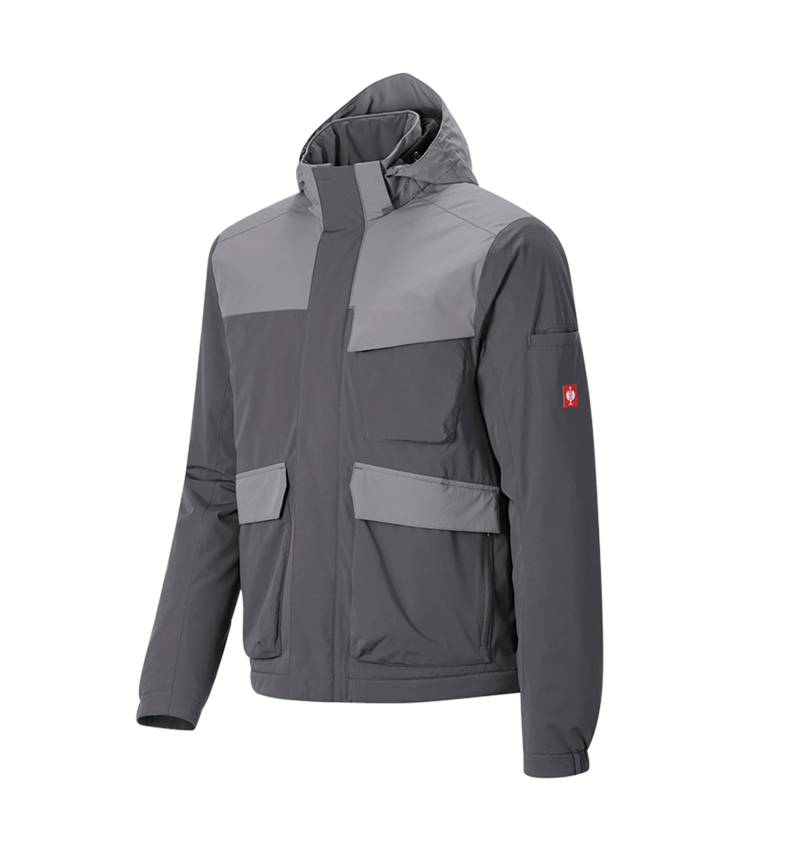 Vestes de travail: Veste d'hiver e.s.trail pure + gris carbone/gris basalte 4