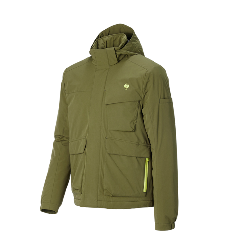 Vêtements: Veste d'hiver e.s.trail + vert genévrier/vert citron 5