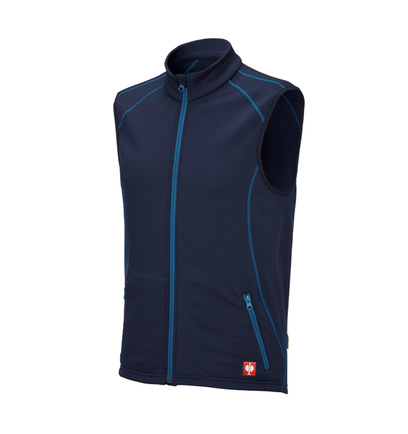 Loodgieter / Installateurs: Function bodywarmer thermostretch e.s.motion 2020 + donkerblauw/atol 2