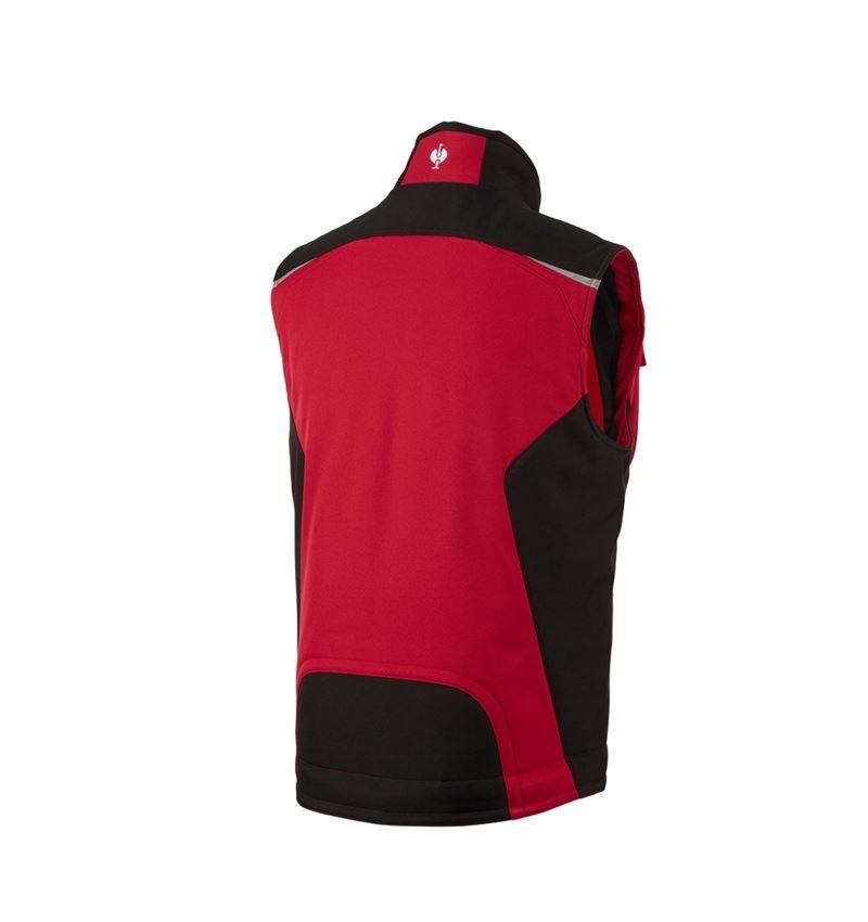 Froid: Gilet Softshell e.s.motion + rouge/noir 2