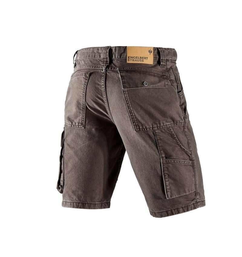 Werkbroeken: e.s. Worker-jeans-short + kastanje 1