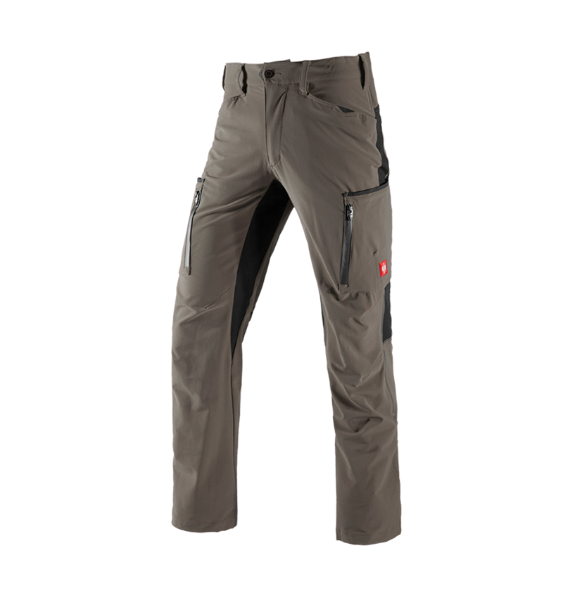 Pantalons de travail: Pantalon Cargo e.s.vision stretch, hommes + pierre/noir 2