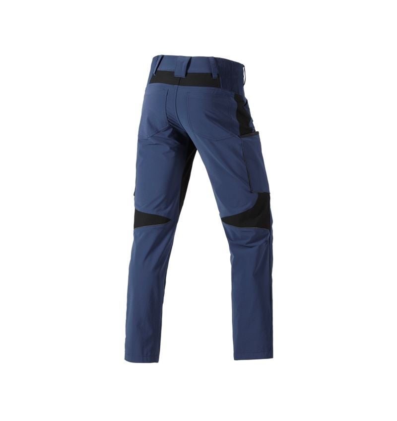 Installateurs / Plombier: Pantalon Cargo e.s.vision stretch, hommes + bleu profond 3