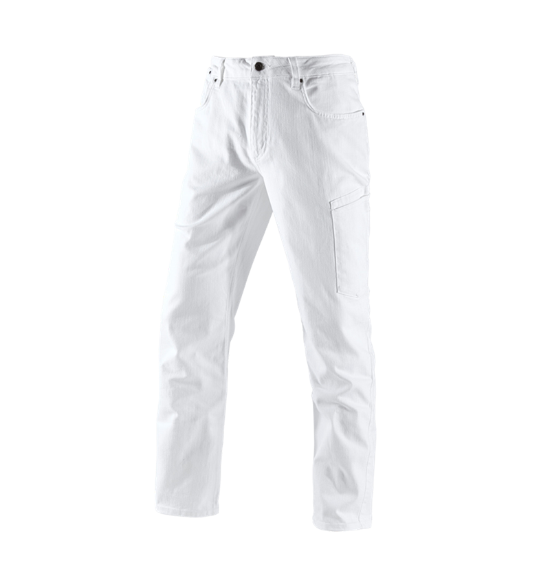 Themen: e.s. 7-Pocket-Jeans + weiß 2