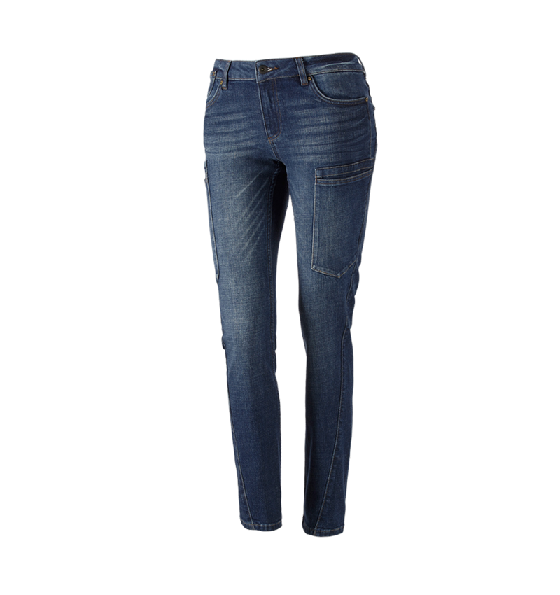 Hosen: e.s. 7-Pocket-Jeans, Damen + stonewashed 6
