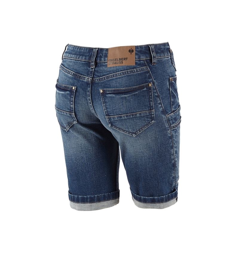 e.s. 7-pocket-jeans short, dames stonewashed Engelbert Strauss