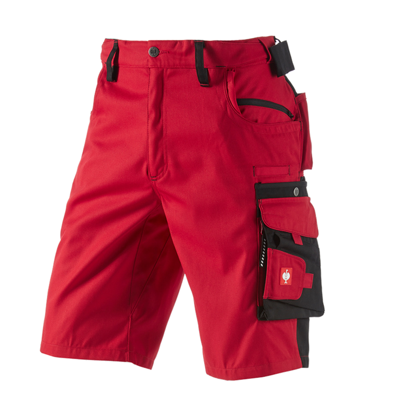 Pantalons de travail: Short e.s.motion + rouge/noir 2