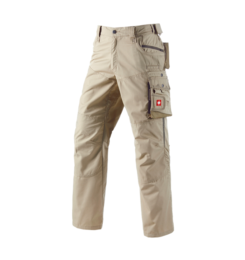 Pantalons de travail: Pantalon à taille élastique e.s.motion d’été + sable/kaki/pierre 4