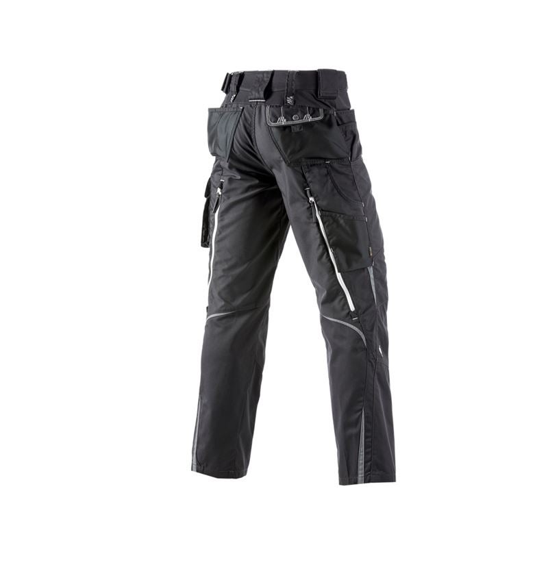 Pantalons de travail: Pantalon à taille élastique e.s.motion d’été + goudron/graphite/ciment 3