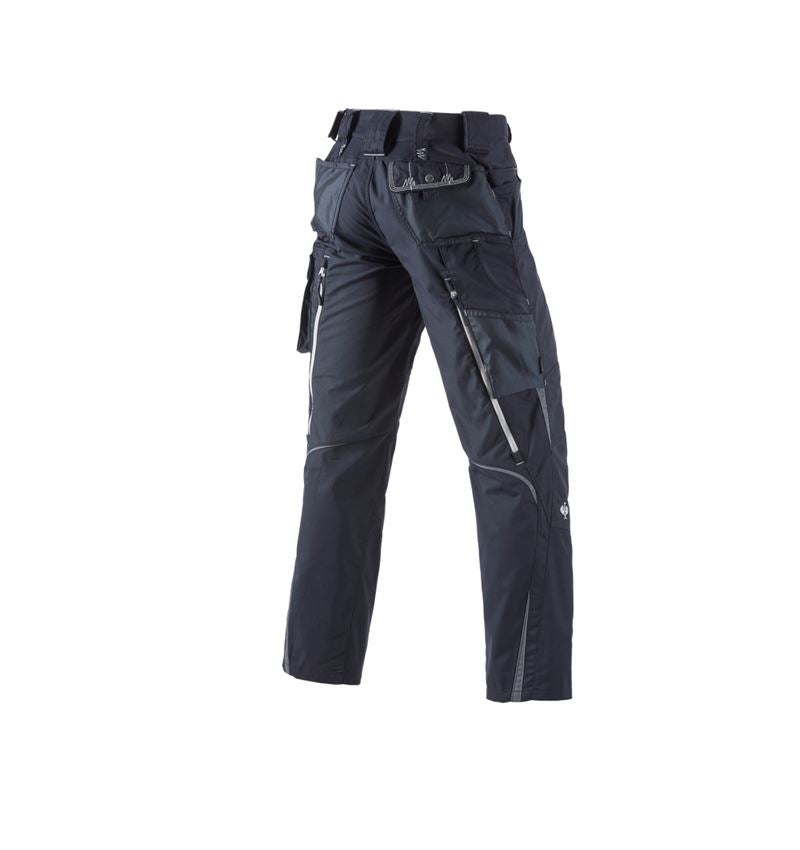 Pantalons de travail: Pantalon à taille élastique e.s.motion d’été + saphir/ciment 3