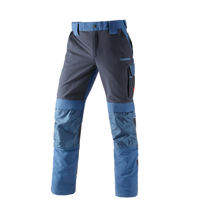Menuisiers: Fonct. pantalon à taille élast. e.s.dynashield + cobalt/pacifique 2