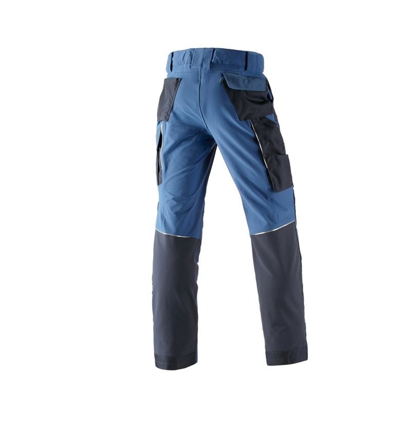Menuisiers: Fonct. pantalon à taille élast. e.s.dynashield + cobalt/pacifique 3