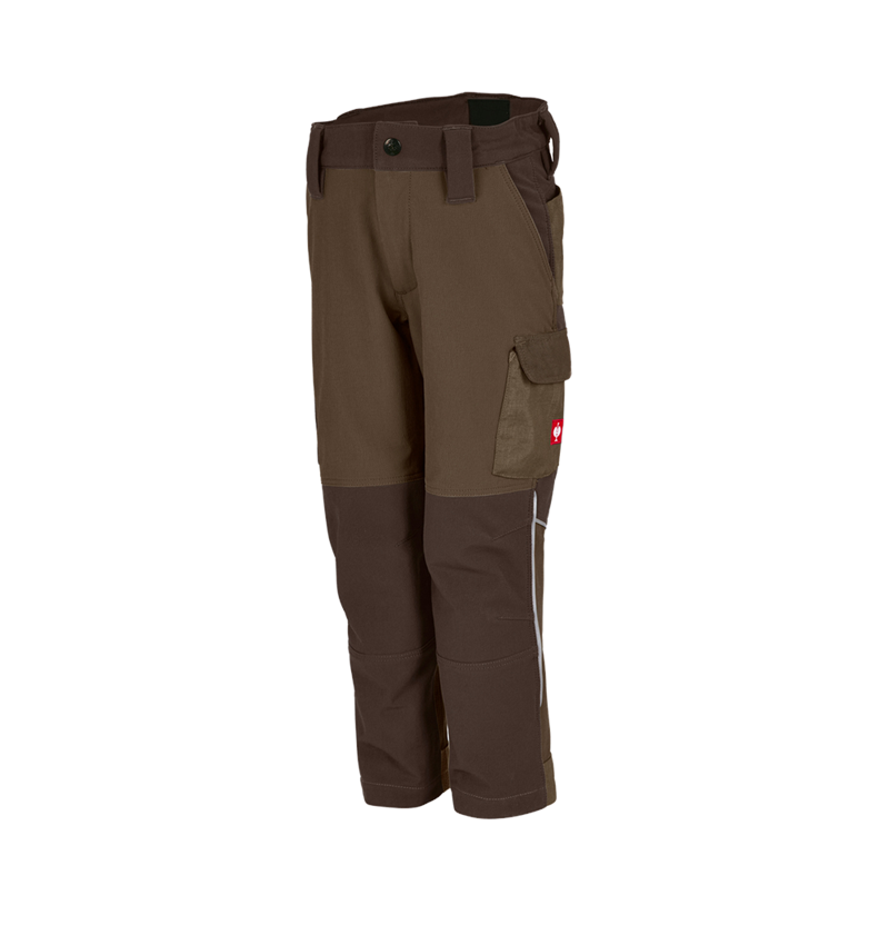 Pantalons: Fonct. pantalon Cargo e.s.dynashield, enfants + noisette/marron 2