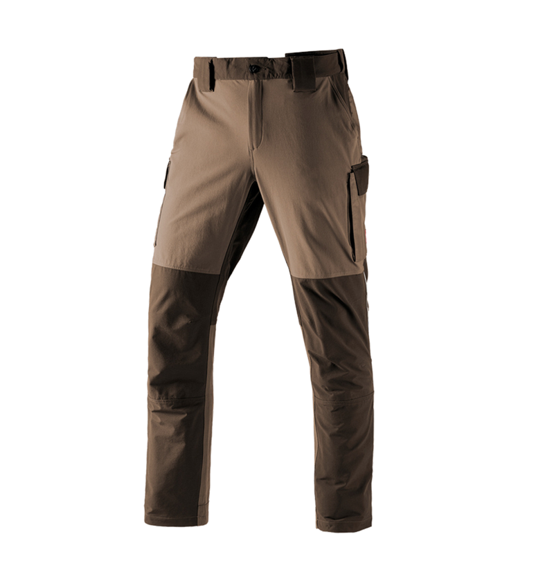 Pantalons de travail: Fonct. pantalon Cargo e.s.dynashield + noisette/marron 2