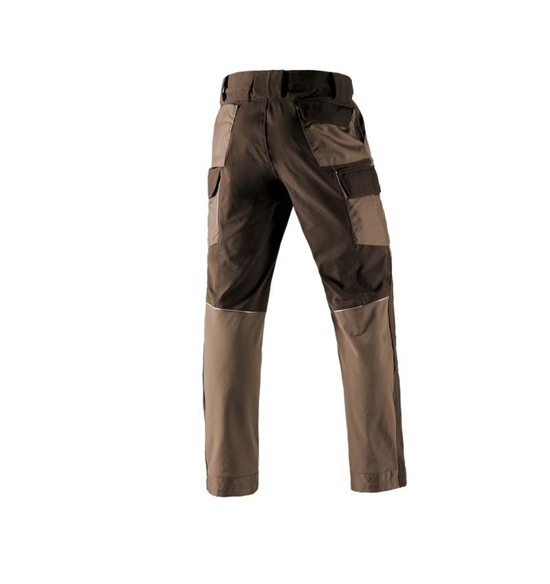 Pantalons de travail: Fonct. pantalon Cargo e.s.dynashield + noisette/marron 3