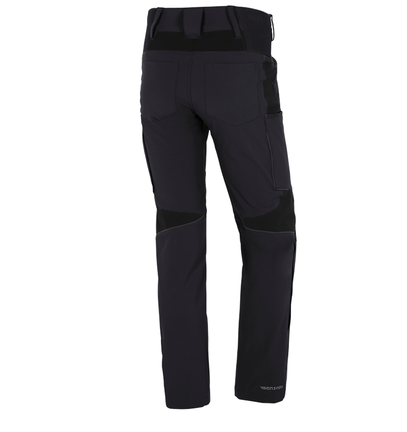 Pantalons de travail: Pantalon Cargo d’hiver e.s.vision stretch, hommes + noir 3