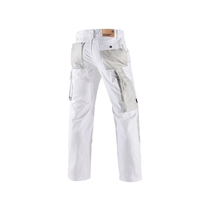 Schreiner / Tischler: Jeans e.s.motion denim + weiß/silber 1