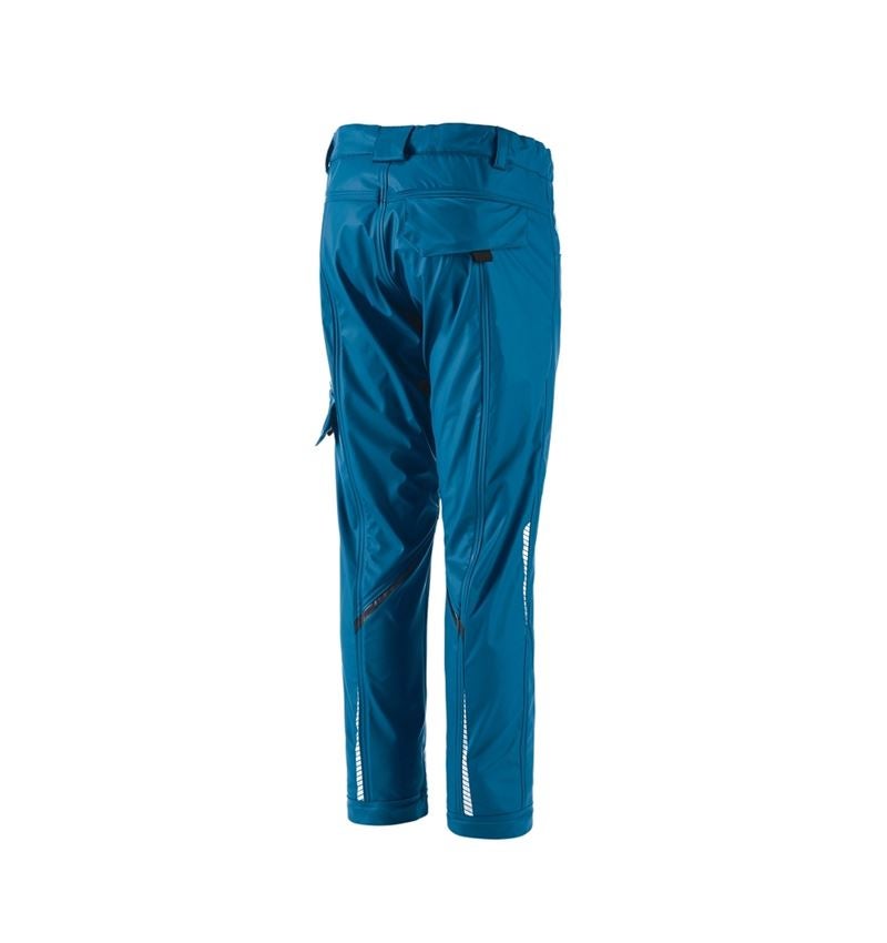 Pantalons: Pantalon pluie e.s.motion 2020 superflex, enfants + atoll/bleu foncé 2