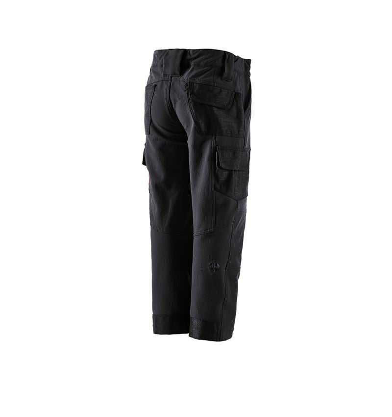 Pantalons: Fonct. pantalon Cargo e.s.dynashield solid,enfants + noir 3