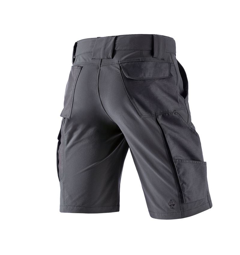 Pantalons de travail: Fonctionnelle short e.s.dynashield solid + anthracite 4