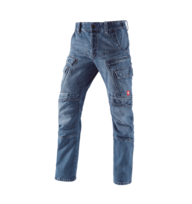 Werkbroeken: e.s. cargo worker-jeans POWERdenim + stonewashed 8